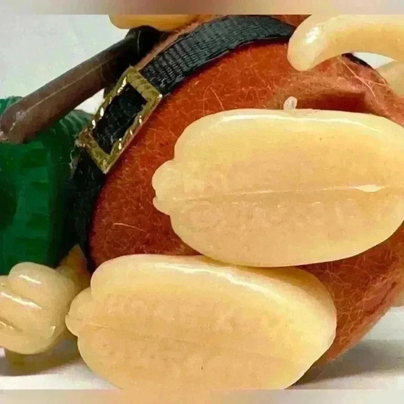 Vintage 1979 Merry Mouse Plastic Christmas Ornament 5” With Tree/Ax Hong Kong - Picture 6 of 8